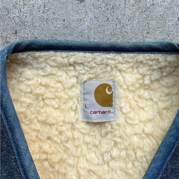 Vintage Carhartt Denim Vest - Picture 4 of 4